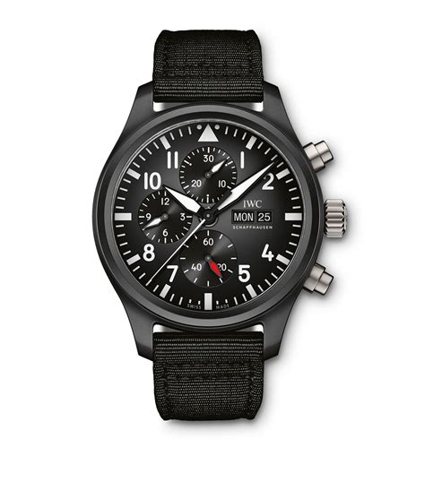 iwc pilot's chrono top gun 44.5mm|iwc pilots watch top gun.